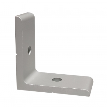 Winkel Alu silber 20 x 40 Nut 6 , wahlweise mit Befestigung BP20N6