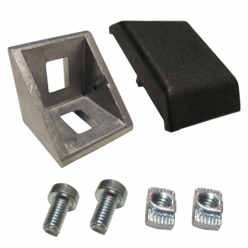 Winkel 30 x 30 Profil Nut 8 mit Befestigung Boschkompatibel