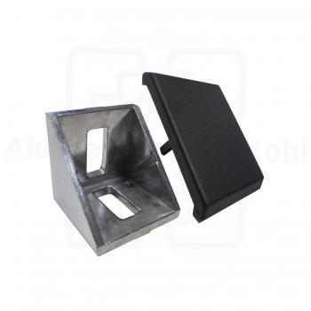 Preview: Aluprofil-Winkel-Abdeckkappe-Winkelabdeckkappe-40Nut10