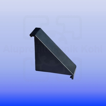 Preview: Winkel Abdeckkappe 30 x 60 optional schwarz / Grau Nut 8 BP30N8