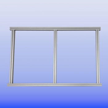 Regalsystem RL- 600 x 400 mit Auszug für 3 Eurobehälter Grundmodell