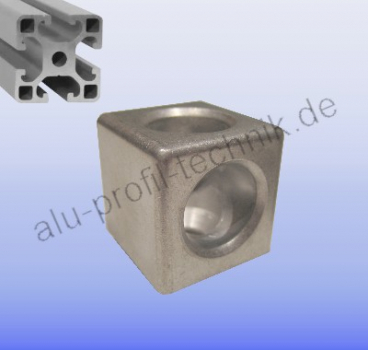 Würfelverbinder 2D 20 für Aluprofil 20x20 Nut 5 Nutprofil