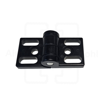 Preview: Zinkdruckgussscharnier 40 Profil 40 Nut 10 mit Befestigung BP40N10