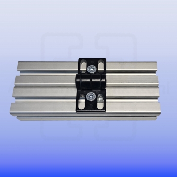 Scharnier Zinkdruckguss 40 mit Klemmhebel Profil 40 Nut 10 mit Bef. BP40N10