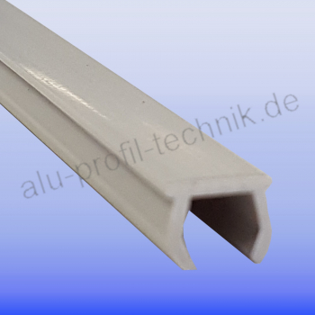 Abdeckprofil  Stab 2 m Kunststoff grau für Nut 6 Bosch Raster Profil 20  Stab 2 m