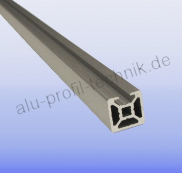 Aluprofil 20 x 20 Nut 6 1 N B - Raster Alu silber im Zuschnitt 80 mm - 5900 mm