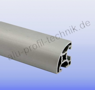 Alu Pofil 30 x 30 Nut 8 LR Alu silber  BP30N8/LR im Zuschnitt 80 mm - 5900 mm