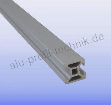 Aluprofil 20 x 20 Nut 6 2N 180° B - Raster Alu silber im Zuschnitt 80 mm - 5900 mm