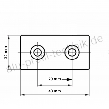 Nutprofil-Alu-Profil-Verbindungsplatte,Nut8-Profil 40-Aluprofile-Bosch-Profile-Strebenprofil-