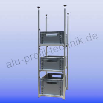 Regalsystem RL- 300 x 400 für 3 Eurobehälter