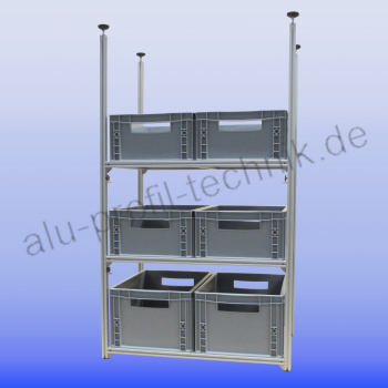 Regalsystem RL- 600 x 400 für 6 Eurobehälter