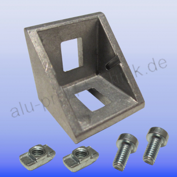 Aluprofil-Winkel-20x20-Befestigung-Alu-profile-Strebenprofilr-Maschinenbau-Modellbau-Designprofil-Abdeckkappe