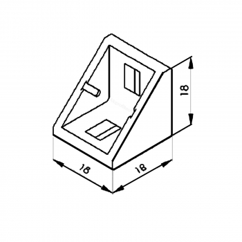 Winkel-20x20-Befestigung-Alu-profile-Strebenprofilr-Maschinenbau-Modellbau-Designprofil-Abdeckkappe