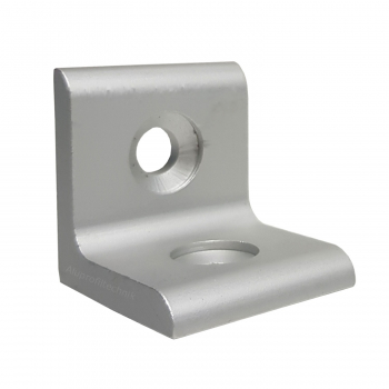 Alu Winkel-40-x-40-Nut10-Aluminium-Alufarbig--Profil-40-Nut-10-Strebenprofil