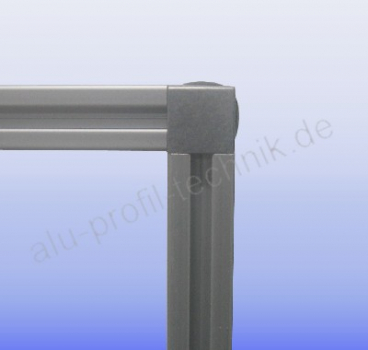Würfel-Verbinder-2D-Eckverbinder-Modellbau-Strebenprofil-Aluminiumprofil