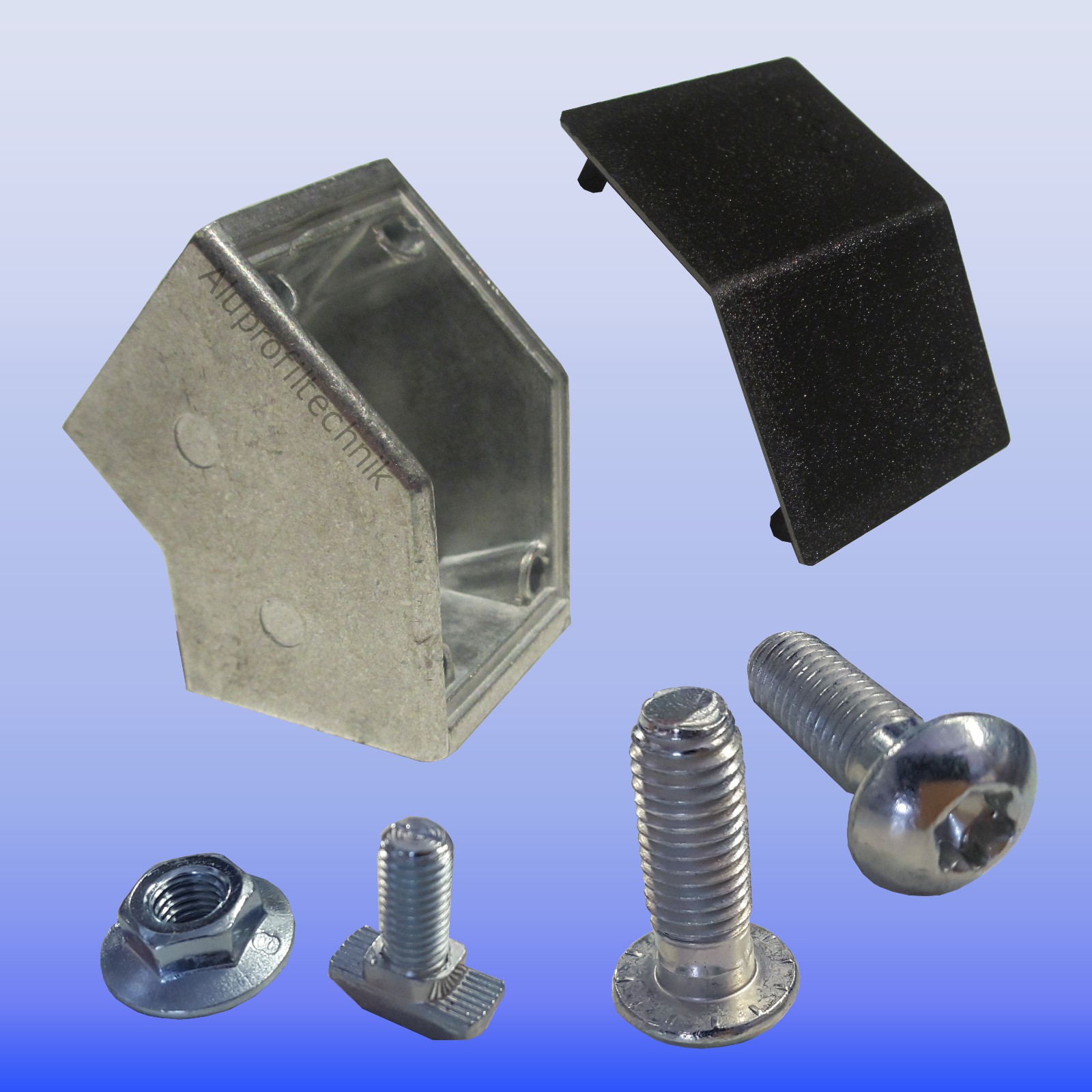 Bosch Aluminiumprofil 45mm H=13 Profil-Verbinder Flanschanschluss Endverbinder 