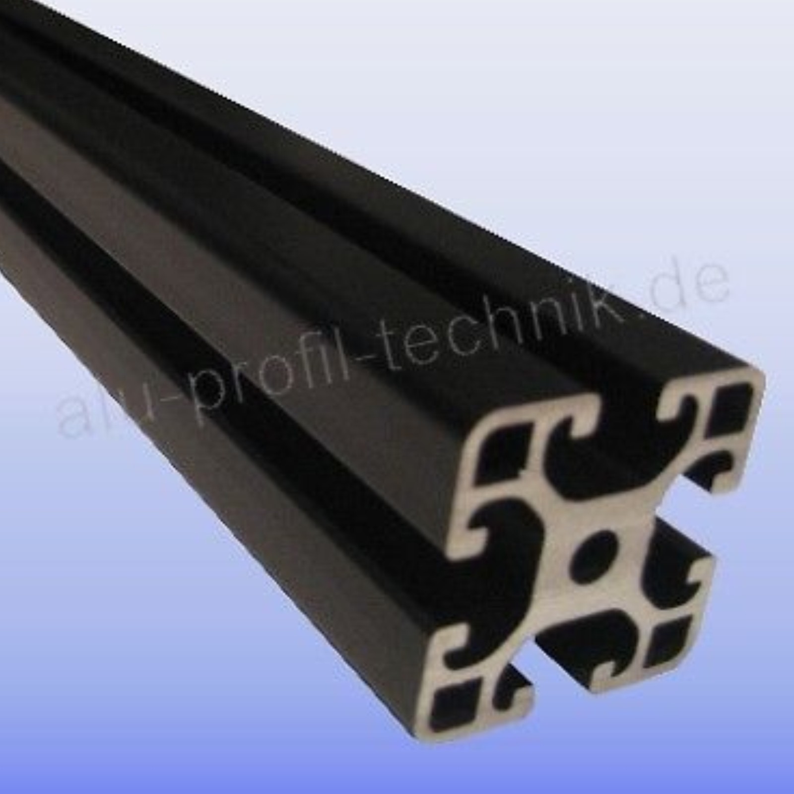 Aluminiumprofil 40 x 80 S I-Typ Nut 8 schwer silber eloxier Alu Profil bis 2m 
