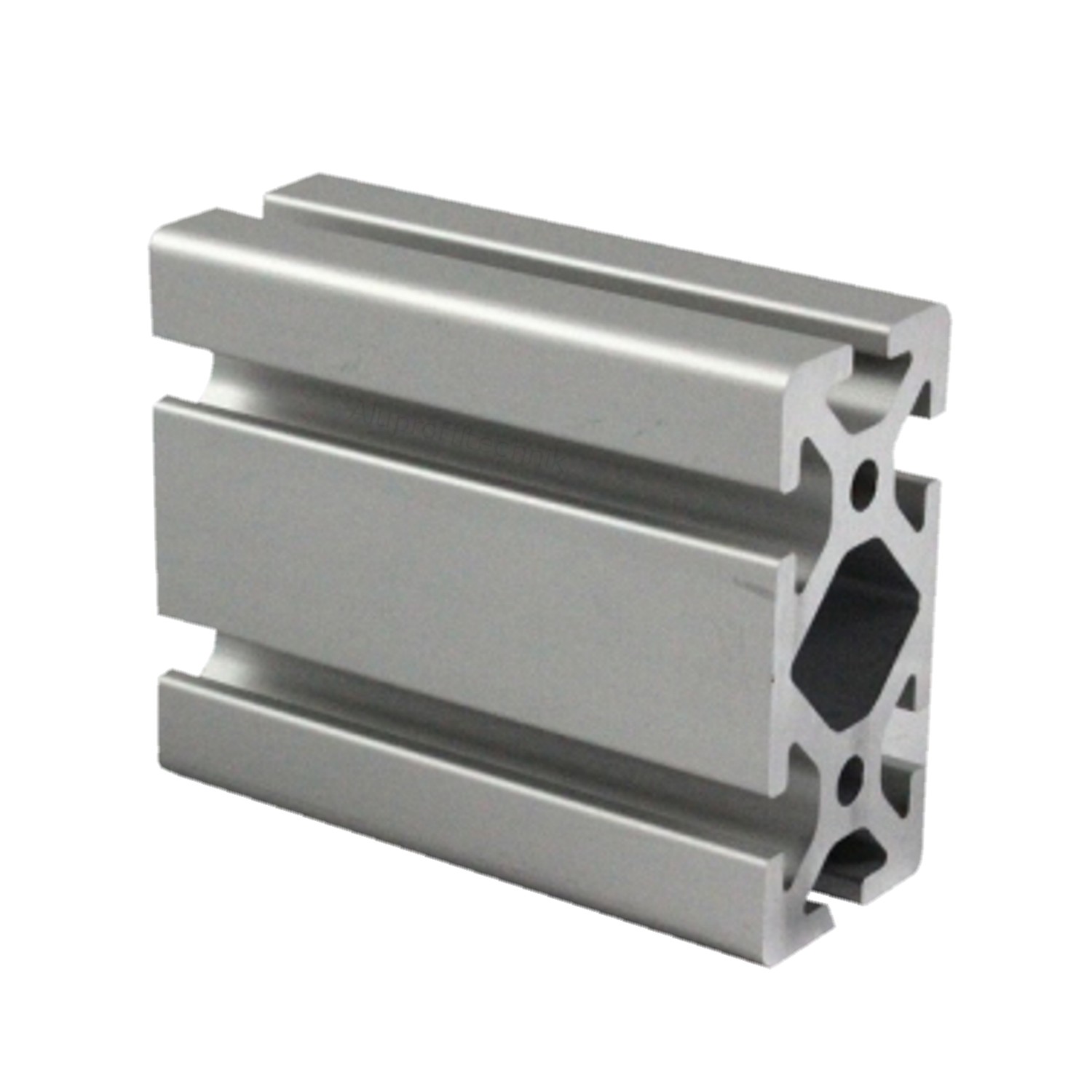 ultraleicht silber Alu Profil bis 2m Aluminiumprofil 40x16E I-Typ Nut 8 
