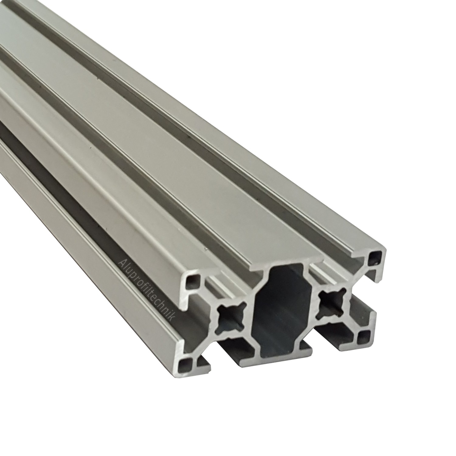 Alu-Rechteckrohr Pulverbeschichtet – 60x20x2 Mm, 1500 Mm, Schwarz RAL 9005, AlMgSi0,5, Hochkorrosionsbeständig