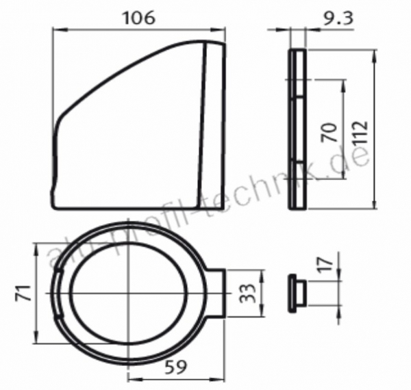 Aluprofile 24 - Becherhalter, Flaschenhalter, Tassenhalter