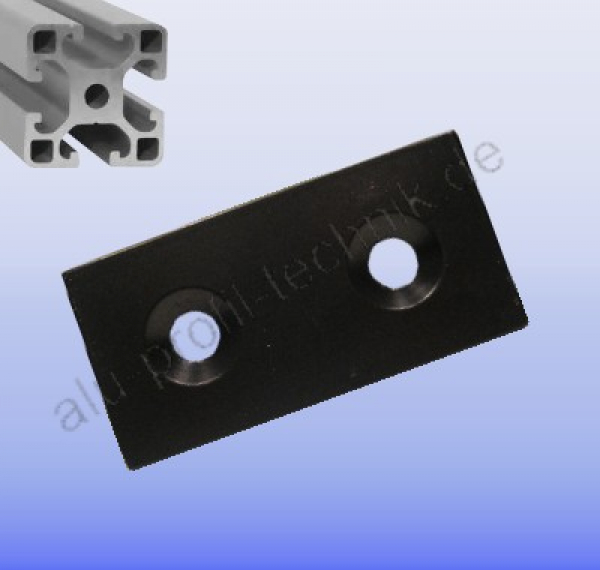 Alu Profil Verbindungsplatte 20 x 40 Nut 5 Alu Profil Verbindungsplatte 20 x 40 Nut 5