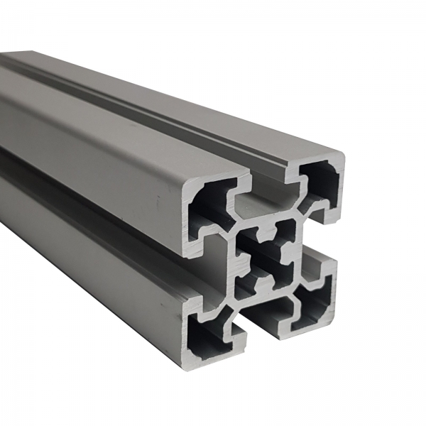 Profil 50 x 50 Leicht Nut 10 Alu silber im Zuschnitt 80 mm - 5900 mm Profil 50 x 50 Leicht Nut 10 Alu silber im Zuschnitt 80 mm - 5900 mm