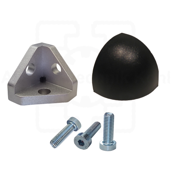 3 D - Eckverbinder für Alu Profil 40 Nut 8