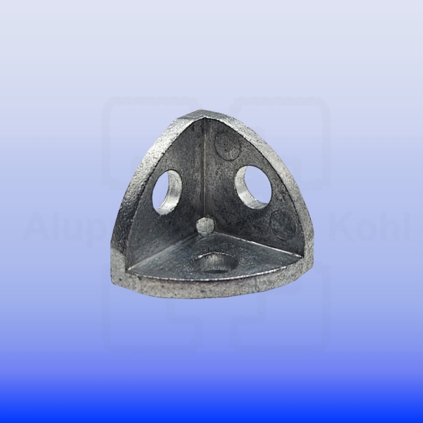 Eckverbinder 20 3D Alu Profil 20 Nut 5 mit Befestigung optional Abdeckkappe IP20N5
