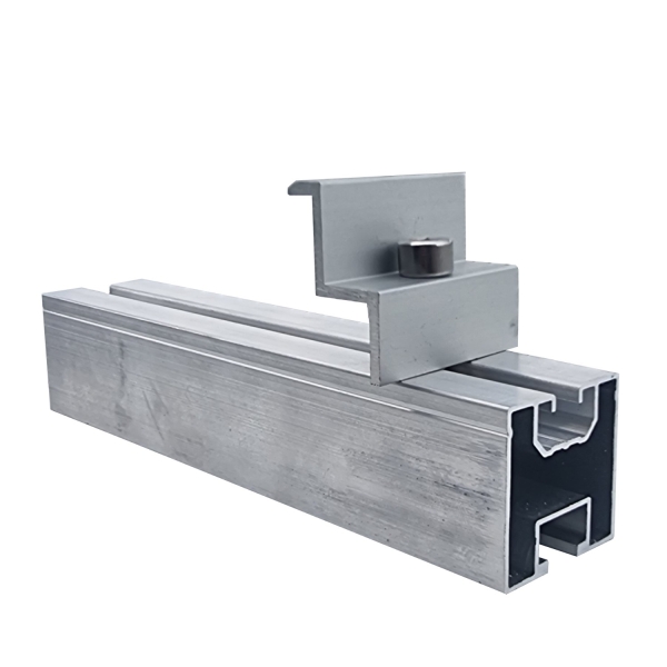 Endklemme PV30 schwarz zur Befestigung der Solarmodule 30 mm