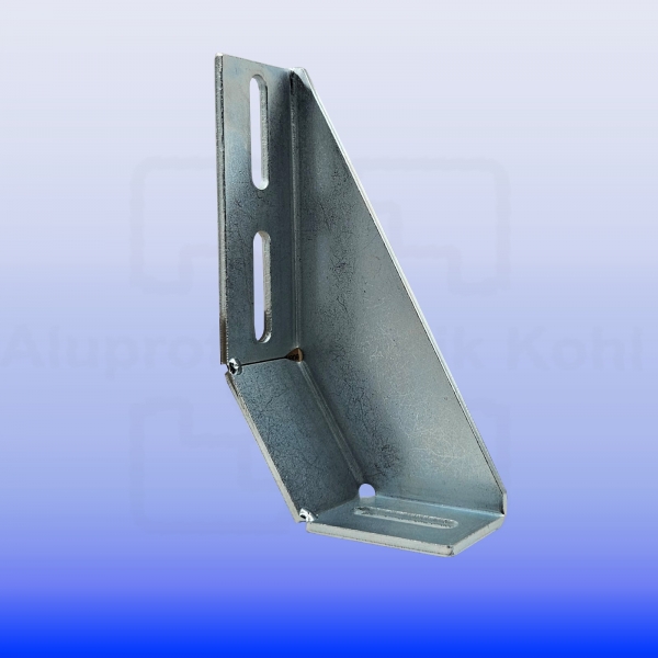 Fundamentwinkel 160 Bodenwinkel Fußkonsole Nut 10 optional mit Befestigung BP40N10