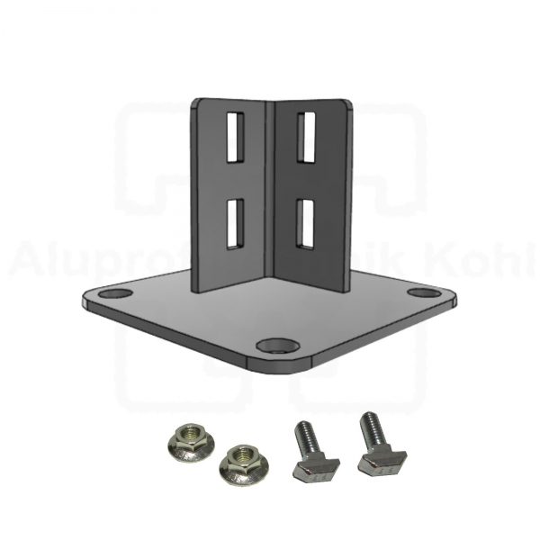 Fußkonsole-40-110-VZ-Pfostenkonsole-Pfostenstaender-