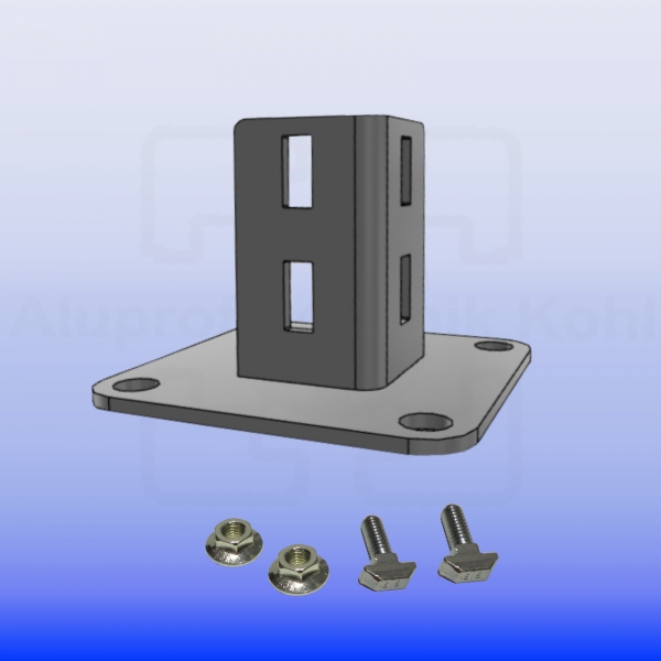 Fußkonsole-45-110-VZ-Pfostenkonsole-Pfostenstaender-
