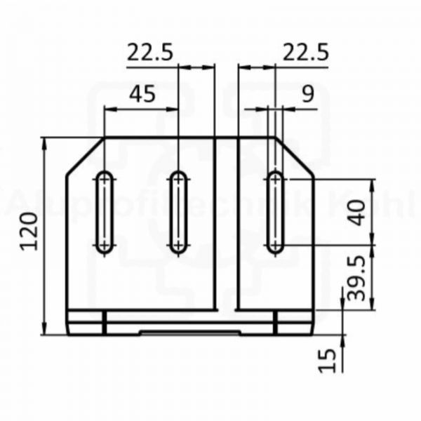 Fußkonsole-Pfostenkonsole-Pfostenstaender-