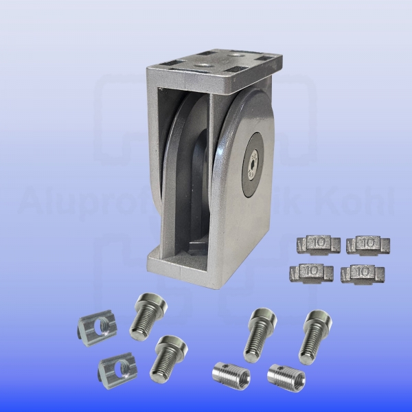 Gelenk 40x80 Nut 10  Profil 40 Nut 10