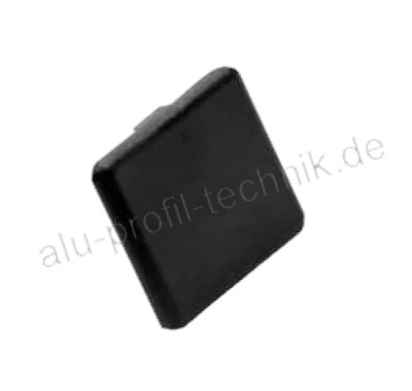 Profilabdeckkappe schwarz für Aluprofil Profil 20 x 20 Nut 5