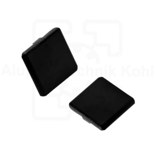 Profilabdeckkappe schwarz für Profil 30 Nut 8 BP30N8