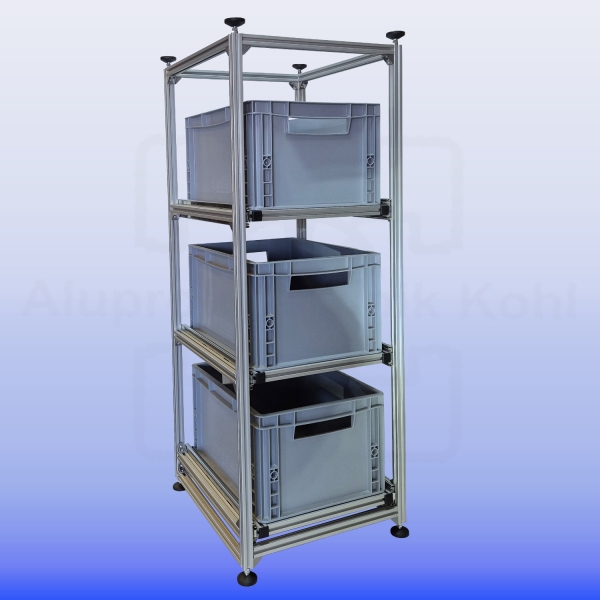 Aluprofil-Regalsystem-Heckgarage-WOMO-Reisemobil-Camper-Caravan-Van-VW-Bus-Sprinter-Montagewagen