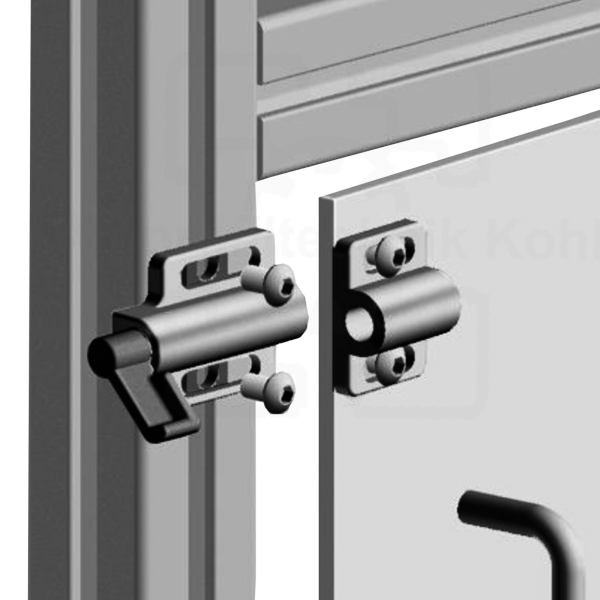 Riegel Eco Verschluss Schieberiegel optional mit Befestigung BP30 N8