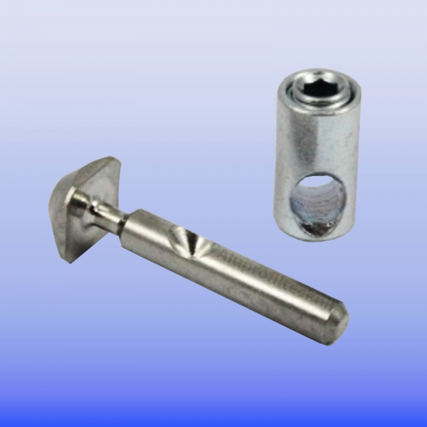 Schnellspannverbinder Profil 45 Nut 10 Biegbar Nut / Kern für Gehrungsschnitte Schnellspannverbinder Profil 45 Nut 10 Biegbar Nut / Kern für Gehrungsschnitte