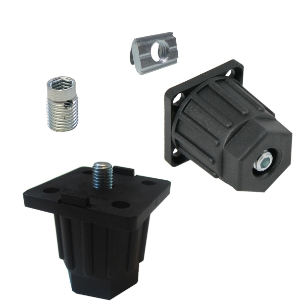 Stellfuß - Hubschrauber - Profil 50 Nut 10 BP50N10 Stellfuß - Hubschrauber - Profil 50 Nut 10 BP50N10