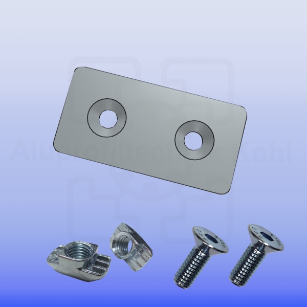 Verbindungsplatte,Nut8-Profil 40-Aluprofile-Item-Bosch-Profile-Strebenprofil-