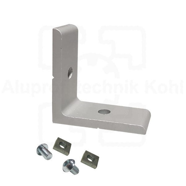 Winkel-20x20-Befestigung-Alu-profile-Strebenprofilr-Maschinenbau-Modellbau-Designprofil-Abdeckkappe