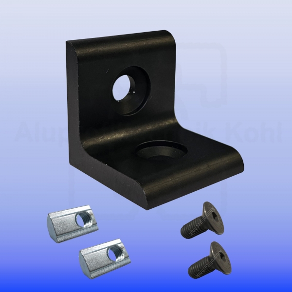 Alu Winkel 40 x 40 Nut 8 Aluminium