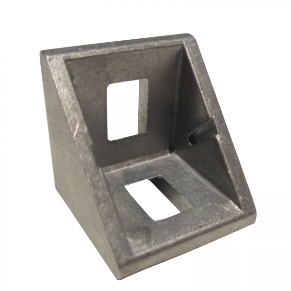 Winkel 45 x 45 Profil Nut 10 mit Befestigung  BP45N10
