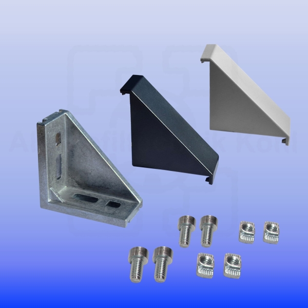 Winkel 30 x 60 Profil 30 Nut 8 Winkelabdeckkappe