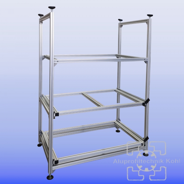 Regalsystem RL- 600 x 400 mit Auszug für 3 Eurobehälter Grundmodell Regalsystem RL- 600 x 400 mit Auszug für 3 Eurobehälter Grundmodell