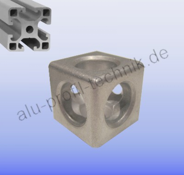 Würfelverbinder 3D 20 x 20 Nut 5 Nutprofil