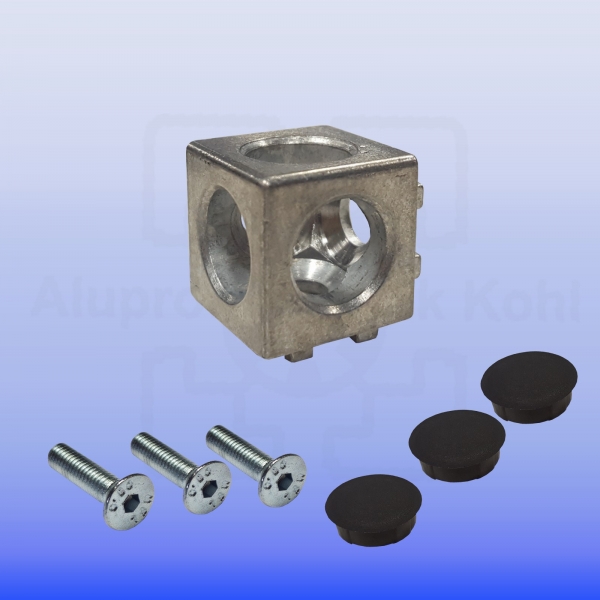 Würfelverbinder 3D 20 x 20 Nut 5 Nutprofil