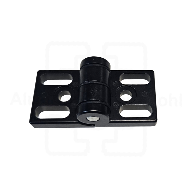 Zinkdruckgussscharnier 40 Profil 40 Nut 10 mit Befestigung BP40N10