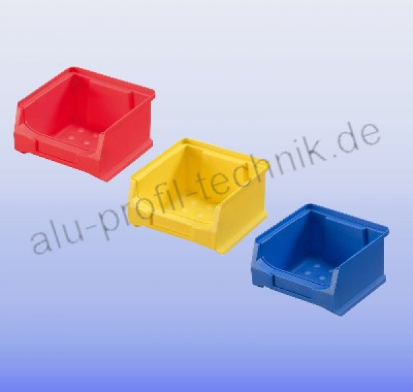 Alu-Profil--Wandschiene-Sichtlagerbox-Greifbehälter-Stapelbox-Aluprofile-Bosch